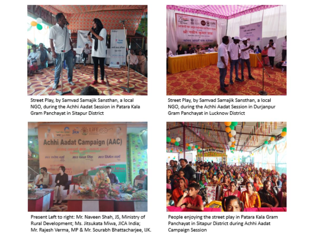 Achhi Aadat Campaign - Contributing to the making of the Model Gram Panchayats in India in collaboration with the Ministry of Rural Development, GOI